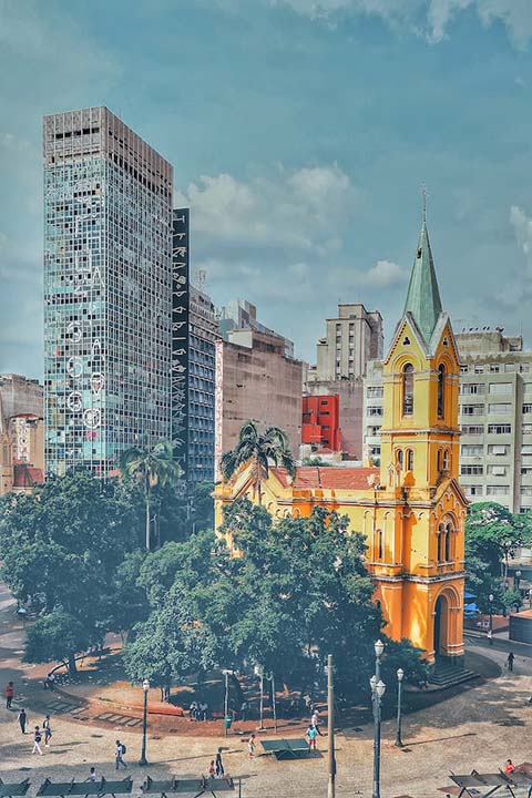 Largo do Paissandú, São Paulo, Brazil ciudades inteligentes